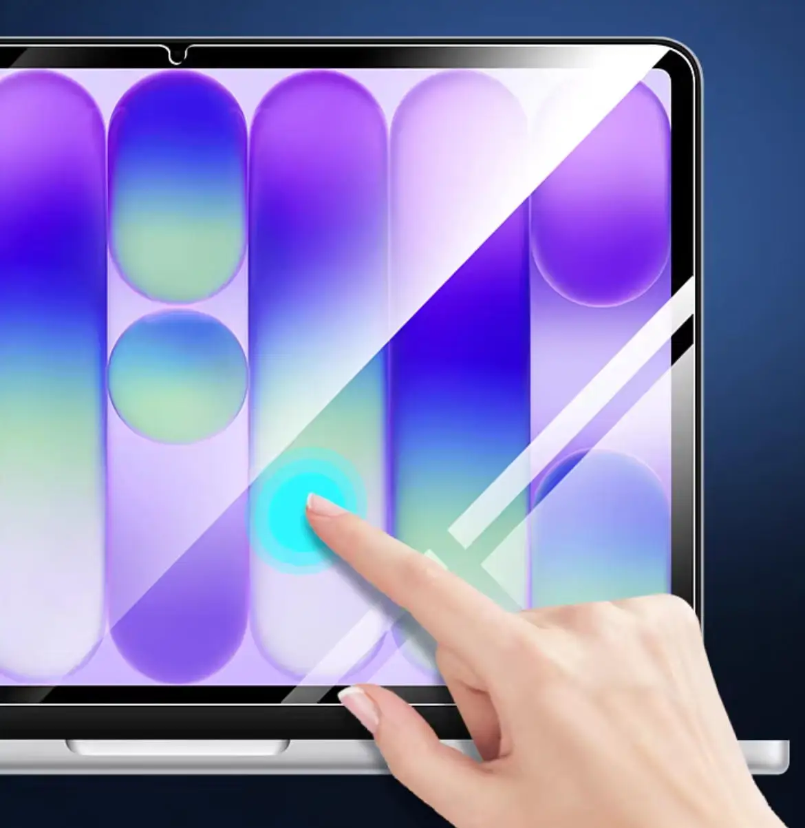 2PCS Screen Protector for Macbook NEO 13'' (A18 Pro) 2026 Version Notebook Protective Film Tempered Glass 9H Anti-Dust