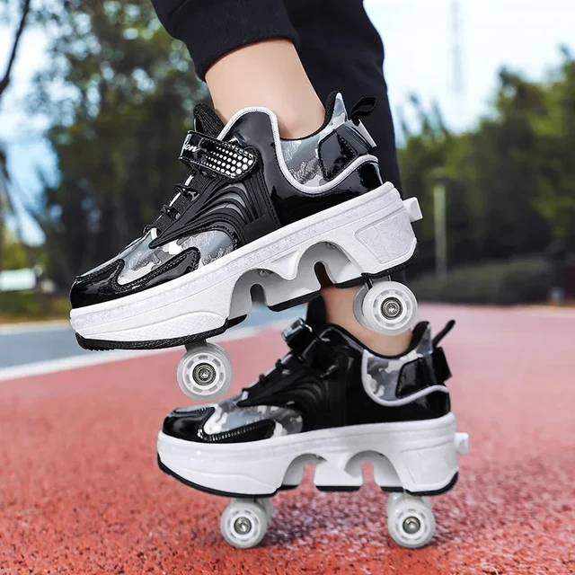Four wheel roller skate shoes store
