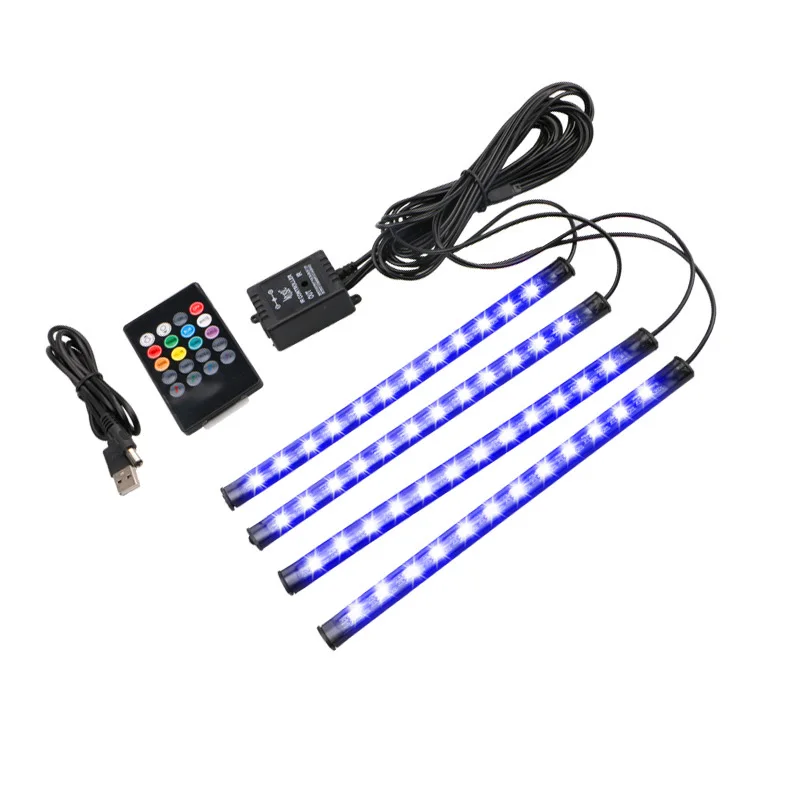 

Automotive decorative accessories ambient 5050 SMD RGB led usb car interior atmosphere light