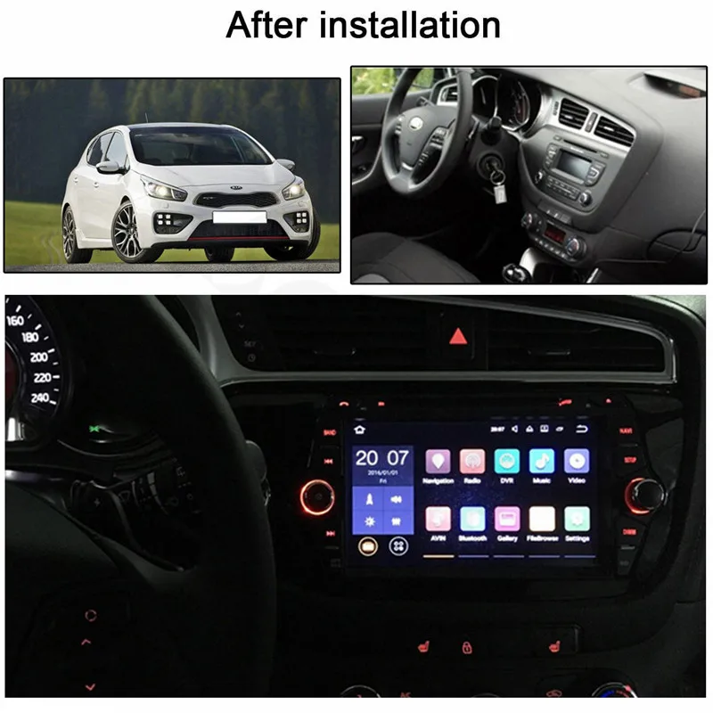 PX6 IPS Android 13.0 4+64G Car Radio For KIA Ceed 2013 2014 2015 2016 GPS Navigation Auto Stereo Recoder Head Unit DSP Carplay