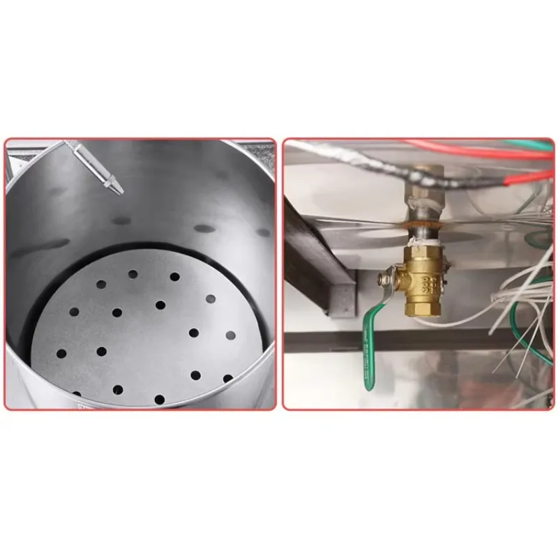 BX-60 Macchina per piume di pollo Spiumatrice per motore impermeabile senza spazzole Spiumatrice per pollame ad alta potenza