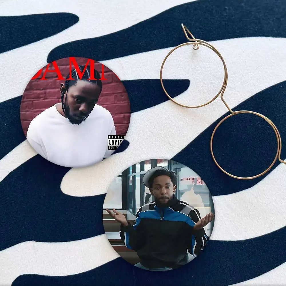 K-Kendrick L-Lamar Badges Tinplate Soft Button Pin Brooch Metal Badge Custom Jewelry Accessories Hat Bag Lapel