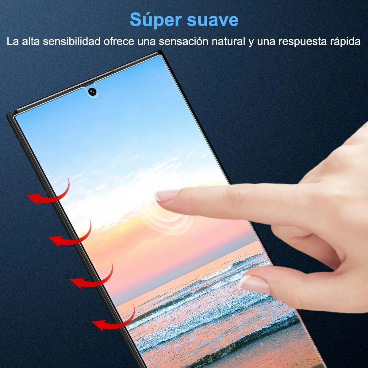 2/4 قطعة HD رقيقة جدا بصمة فتح الزجاج المقسى لفيلم سامسونج جالاكسي S24 الترا 5G #2