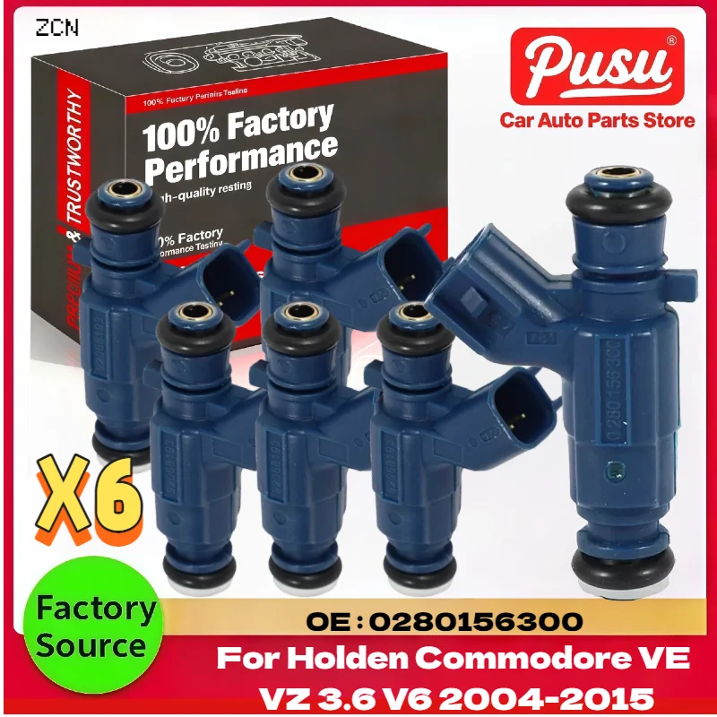 6-個-oe-0280156300-燃料インジェクター-ホールデン-コモドール-ve-vz-36-v6-2004-2015用
