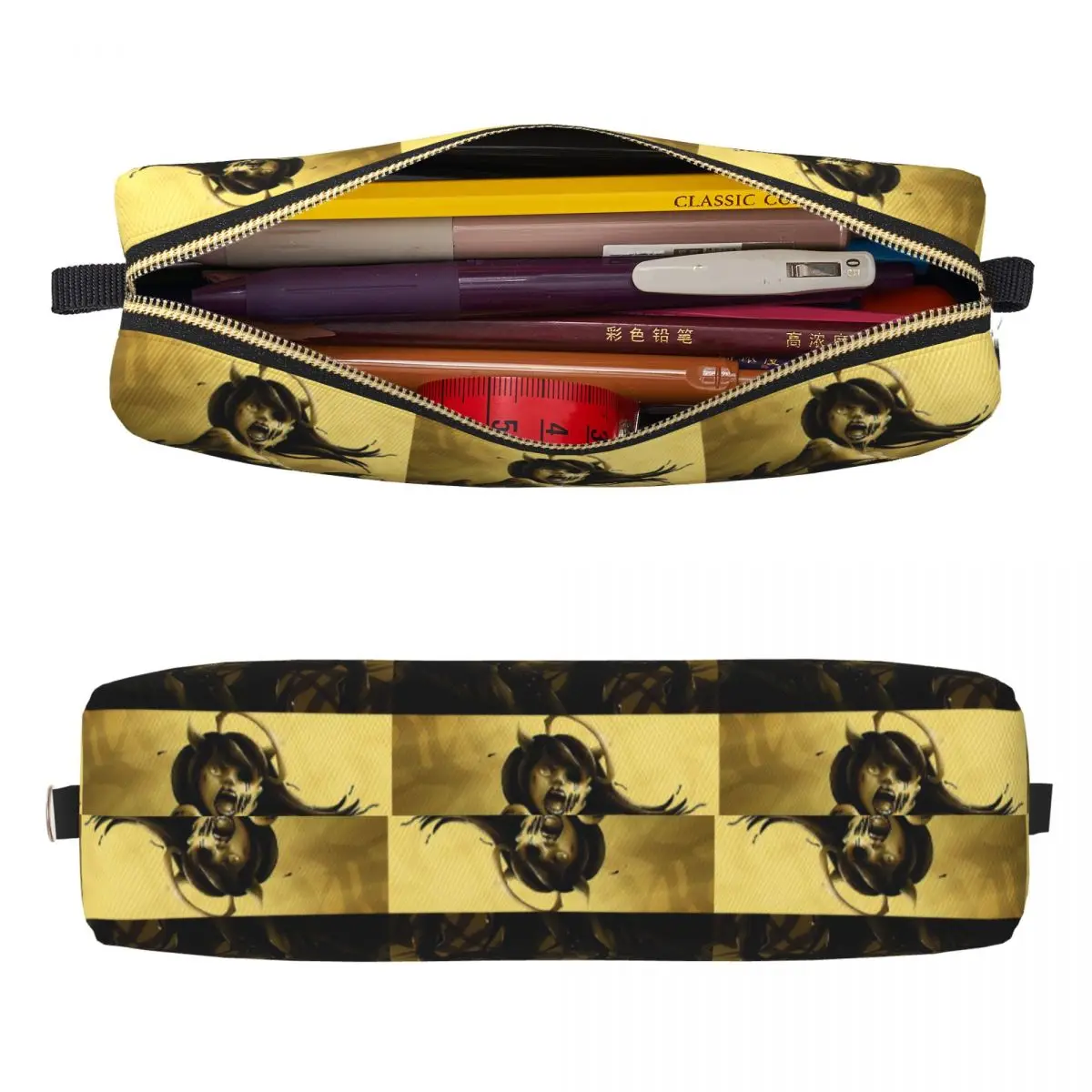 Fun Bendy And The Dark Revival Pencil Cases Ink Machines Pencilcases Pen Box for Student Pencil Bags Students School Accessories