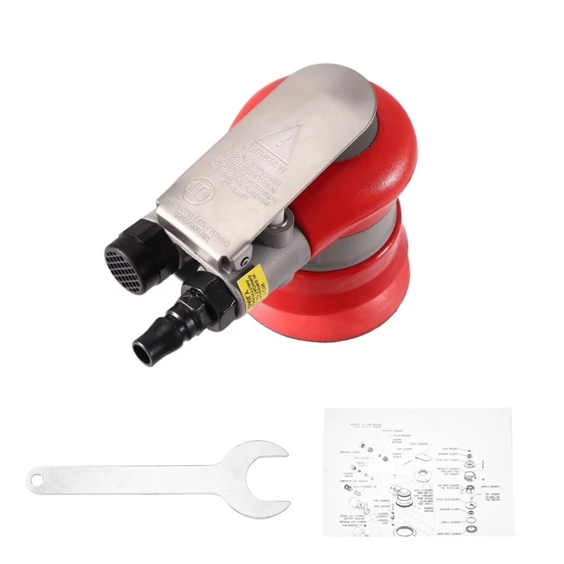 Stock QuantityFor Car Finish Grinding Tool Pneumatic Sandpaper Machine 3-Inch 75Mm Sander For Wood Polishing Dry Grinder