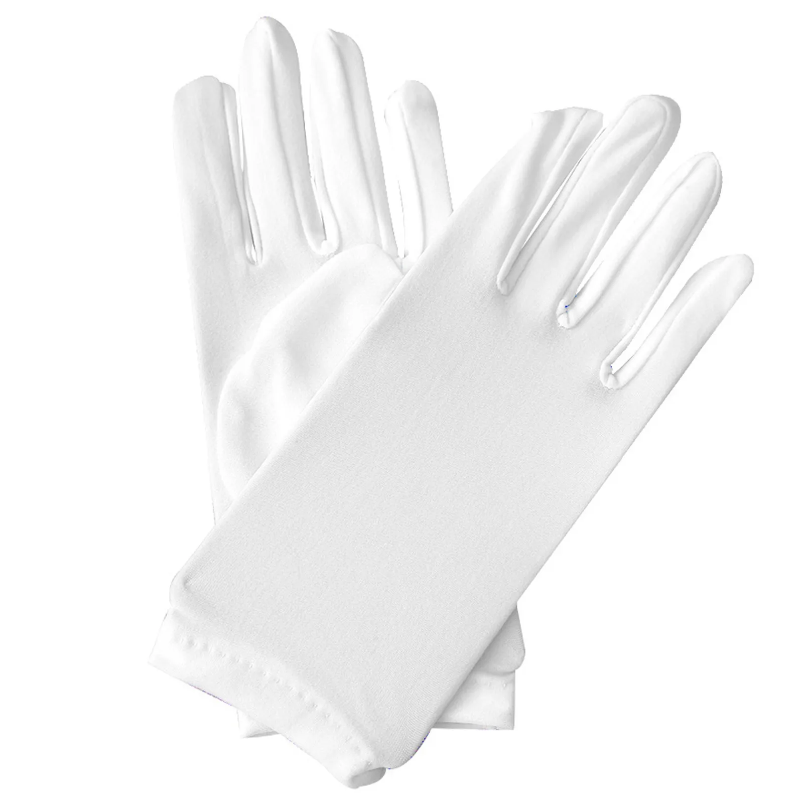 Fashion Spandex Elasticity Opera Short Gloves Solid Party Prom Etiquette Performance Props Jewelry Inspection Working Gloves - view 6