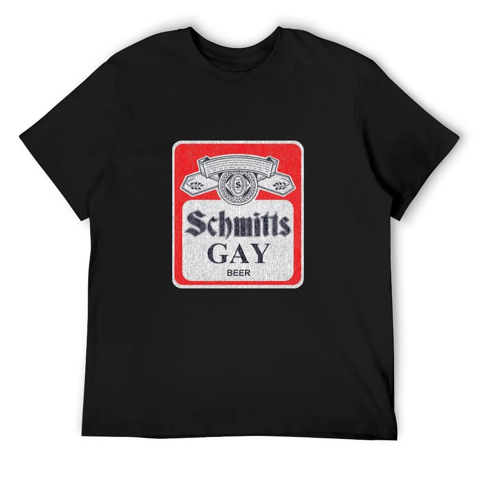 Schmitts Gay Beer T-Shirt cute clothes plus size clothes Aesthetic clothing mens clothing