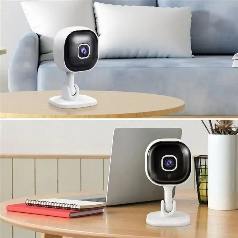 【ELECTRONIC-ACCESSORIES】2PCS 1080P HD Wifi Camera Indoor Mini Home Surveillance Camera Night Vision Two Ways Audio Human Detecti