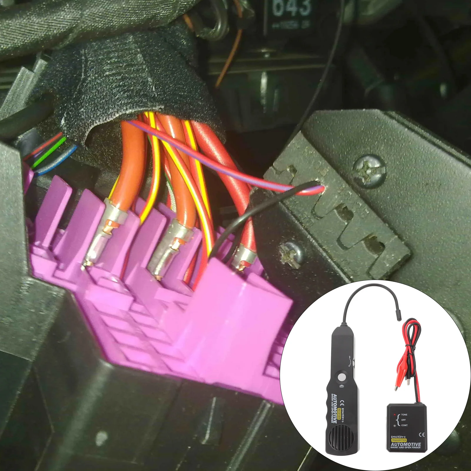 

1Set Car Short Open Circuit Breaker Wire Tracer Electrical Wire Tester Automotive Repair Tool Circuit Tracer