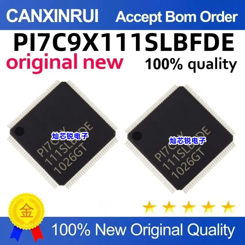 PI7C9X111SLBFDE PI7C9X LQFP128 package 32-bit microcontroller chip MCU is of good quality