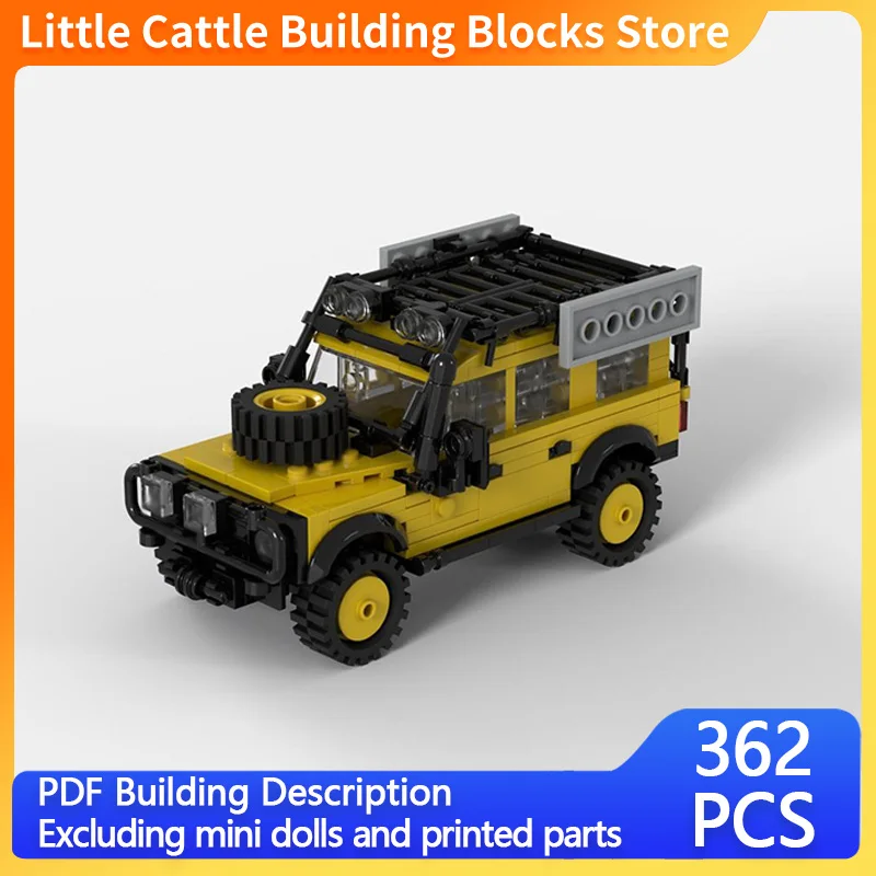 City Car Model MOC Building Bricks Defender 110 Off-Road Vehicle Modular Technology Children Holiday Gifts Assemble Toys Suit