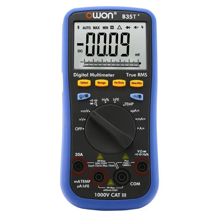 OWON 35 Series 3 5 6-bit Smart Bluetooth digital multimeter supports simultaneous monitoring of multiple multimeters