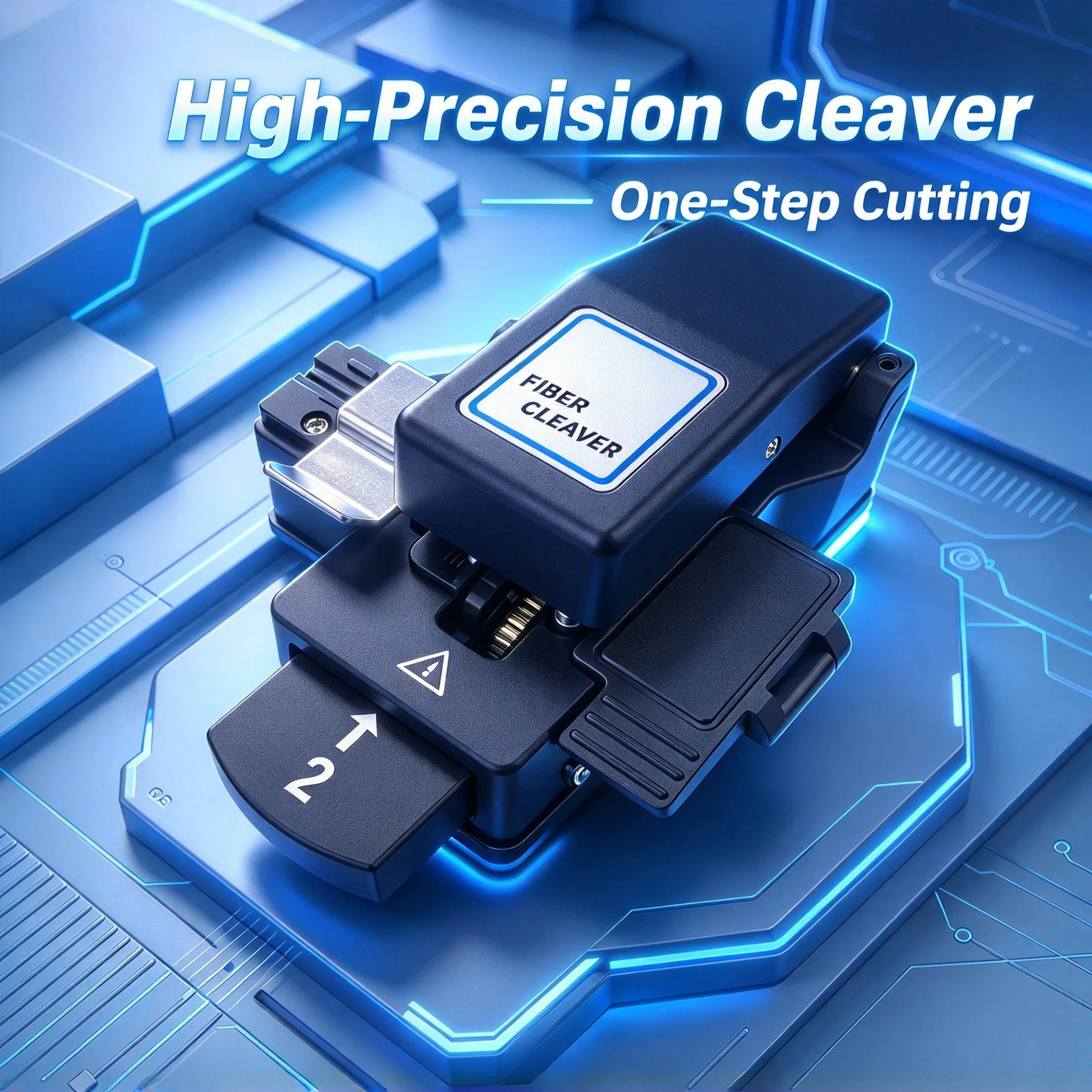 High Precision One Step Fiber Cleaver, Push-Type Tool, Automatic Fiber Collection, Best Quality Optional, New Arrival