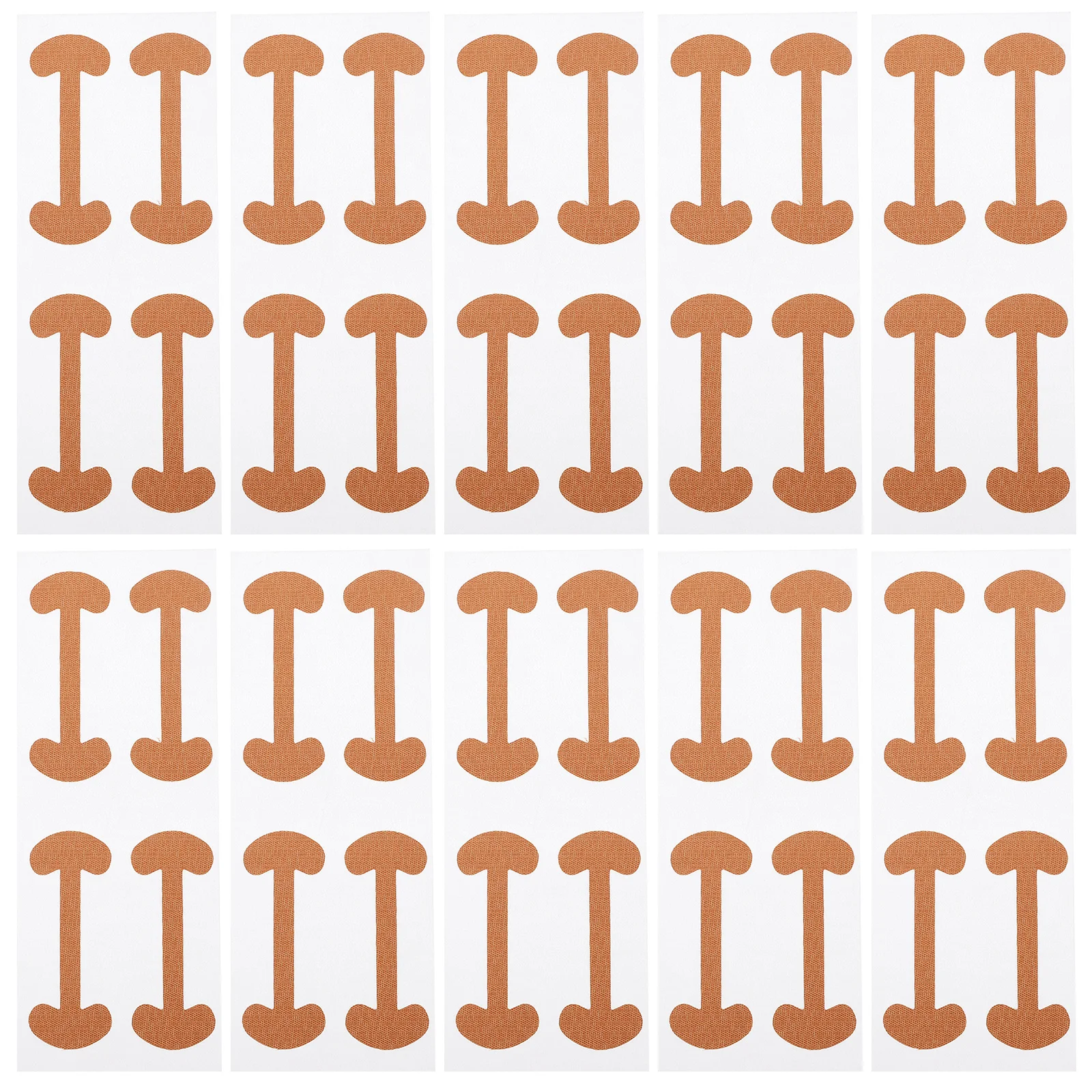 

40Pcs Ingrown Toenail Corrector Stickers Nail Care Patches Light Brown Prevent Broken Nail Dirt Relieve Big Toe Pain Curved