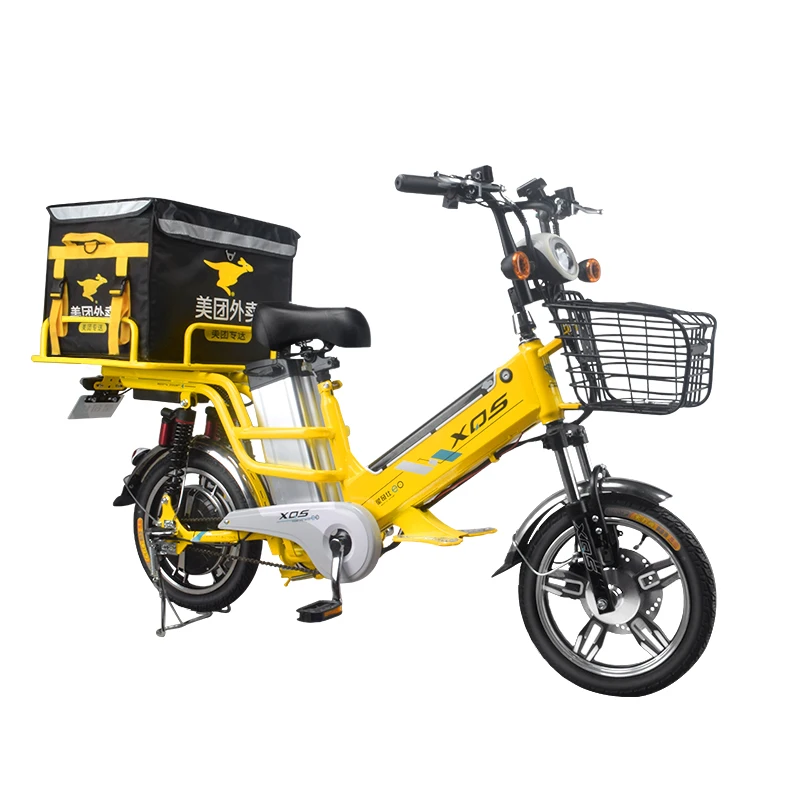 Take-out Bicycle Long Endurance 48V Lithium Battery 20-Inch Special Vehicle for Meal Delivery