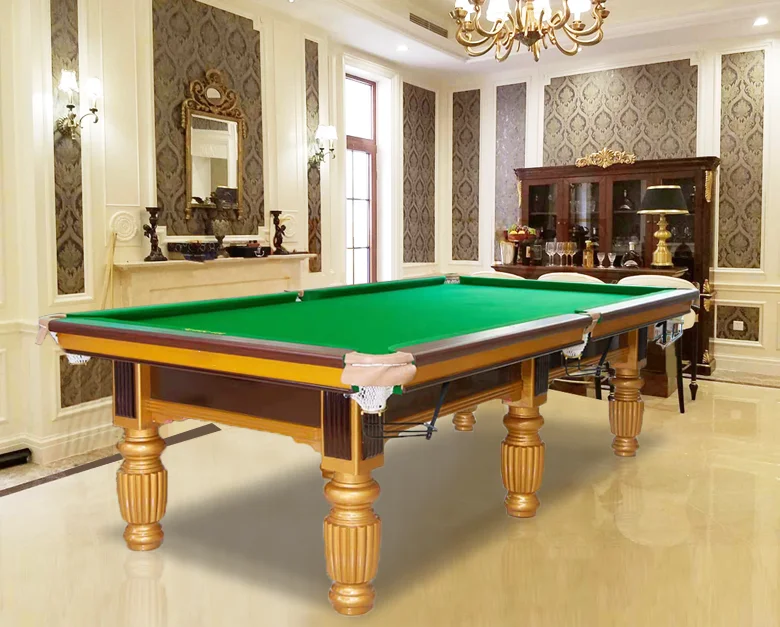 Customizable Modern Design 9-Foot Marble Pool Table High-End Exquisite Competition-Level Snooker & Billiard Table