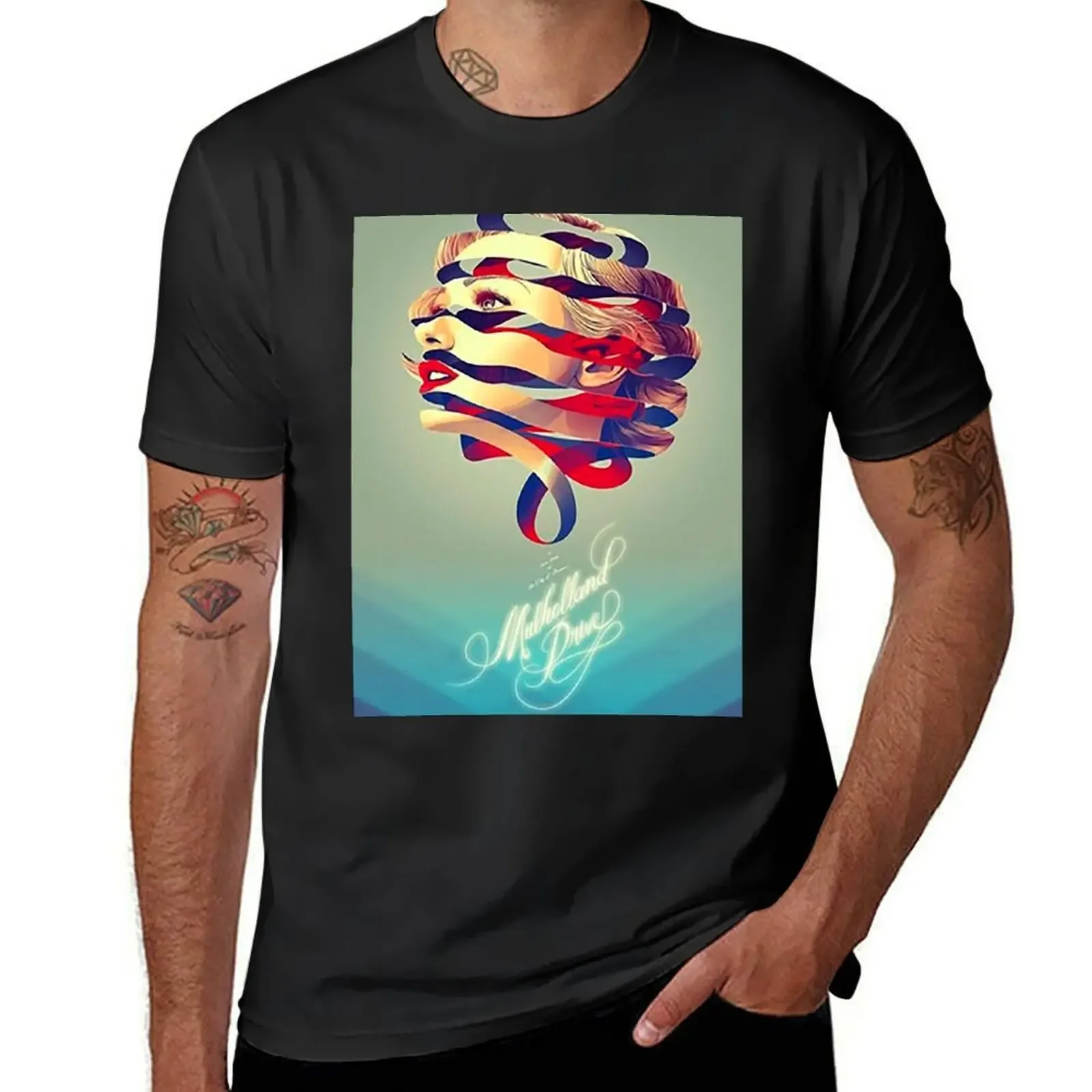 MULHOLLAND DRIVE T-Shirt quick-drying custom shirt graphic t shirt vintage shirts graphic tees t shirt men