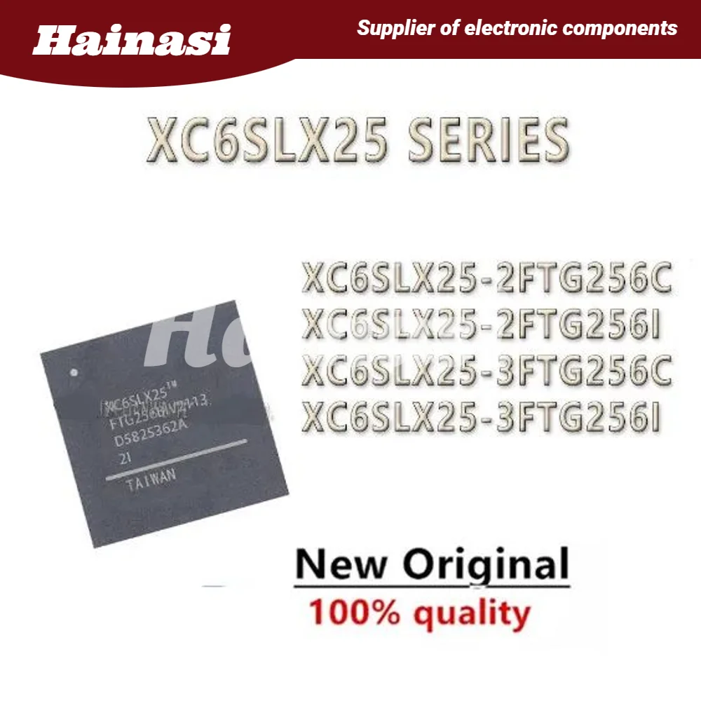 

100% quality XC6SLX25-2FTG256C/I Programmable logic IC chip electronic components XC6SLX25-3FTG256I/C