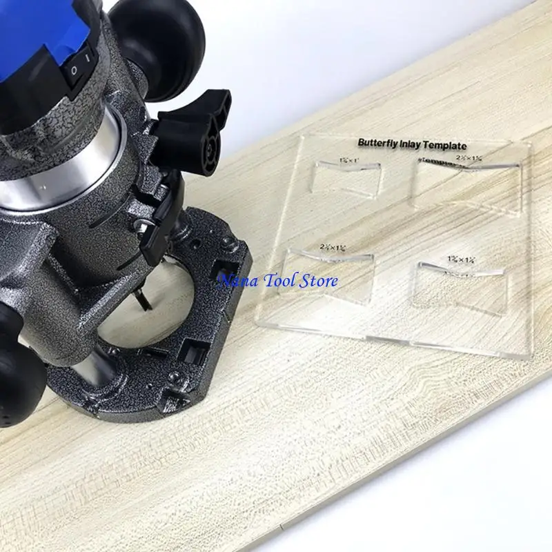 

31GJ Butterfly Inlay Templates , Router and Decorative Templates,Router Jig Templates for Woodworking