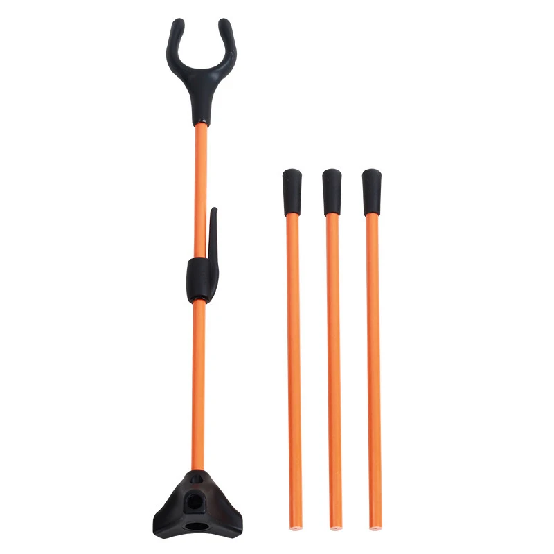 Archery Bow Stand Adjustable Recurve Bow Holder Fiberglass Removable Stander Assemble Hanger Archery Hunting Shooting Sports image 3