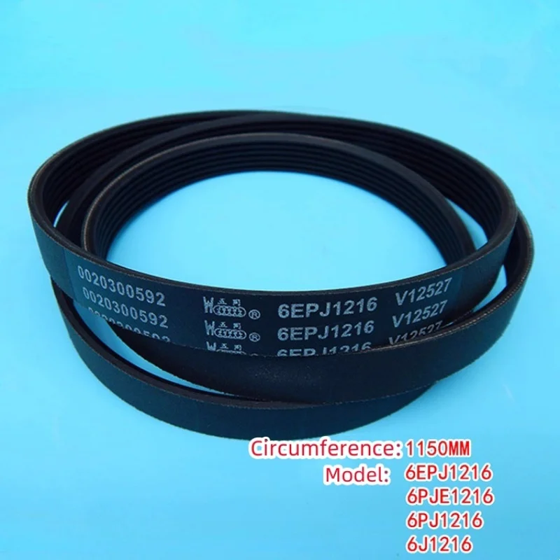 For Haier Washing Machine Drive Belt XQG70-B1201W/XQG80-1279/XQG70-10266A Belt Drive Belt 6EPJ1216 Circumference 1150MM