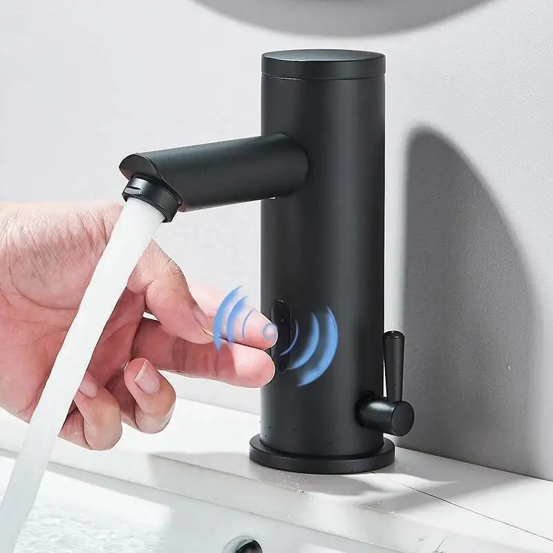 

Smart Automatic Sensor Waterfall Basin Bathroom Sink Washbasin Faucet