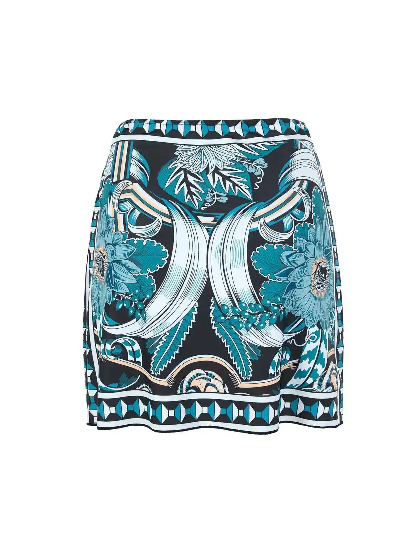 

Женский танкини с ботаническим принтом, комплект из трех предметов, летний сексуальный купальник, пляжный купальный костюм, женский наряд бикини