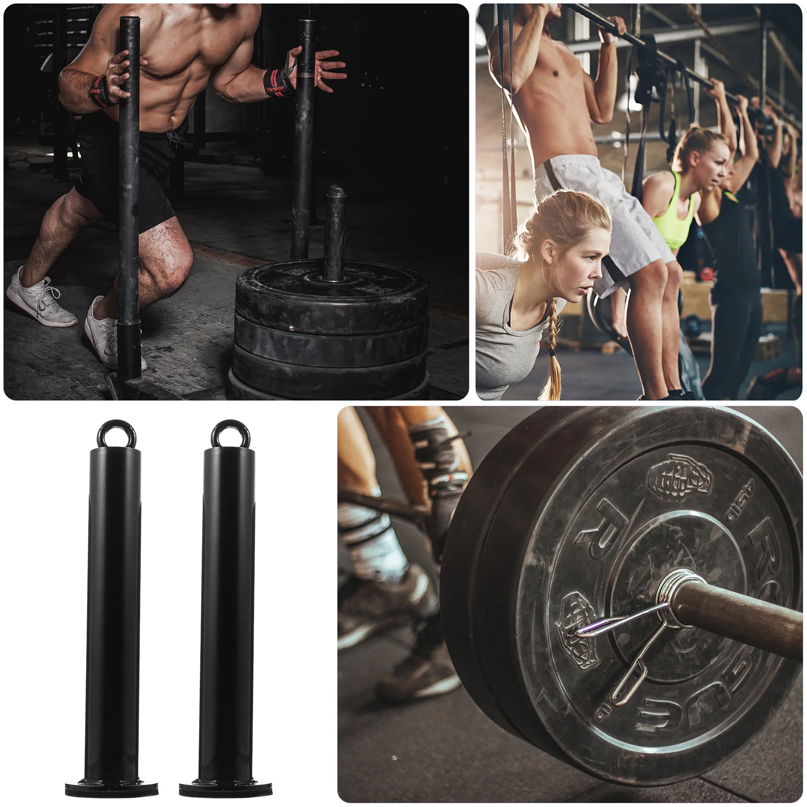 Stalowy stojak na talerze ciężarowe Przechowywanie hantli Uchwyt treningowy Domowa siłownia Sprzęt fitness Wspornik podłogowy Oszczędność miejsca Sport