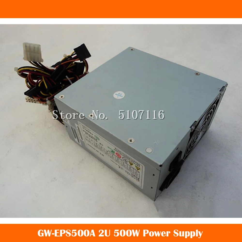 Original  For GW-EPS500A 2U 500W Server Power Supply Will Fully Test Before Shipping