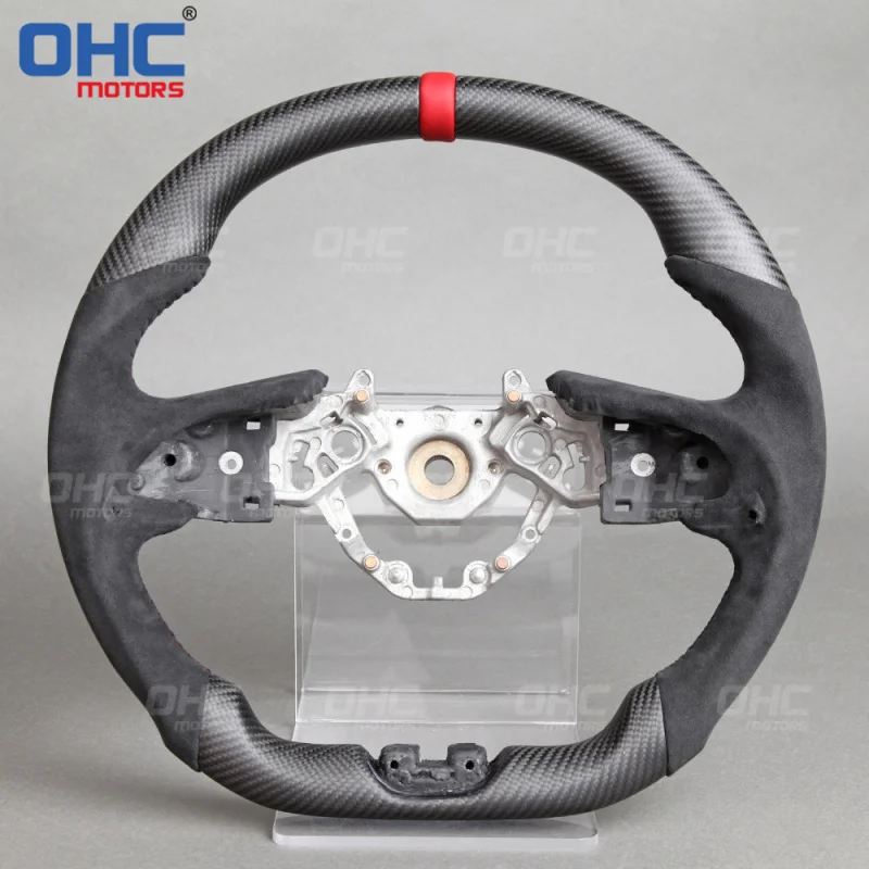 For Nissan GTR assembly NISMO matte carbon fiber suede car steering wheel