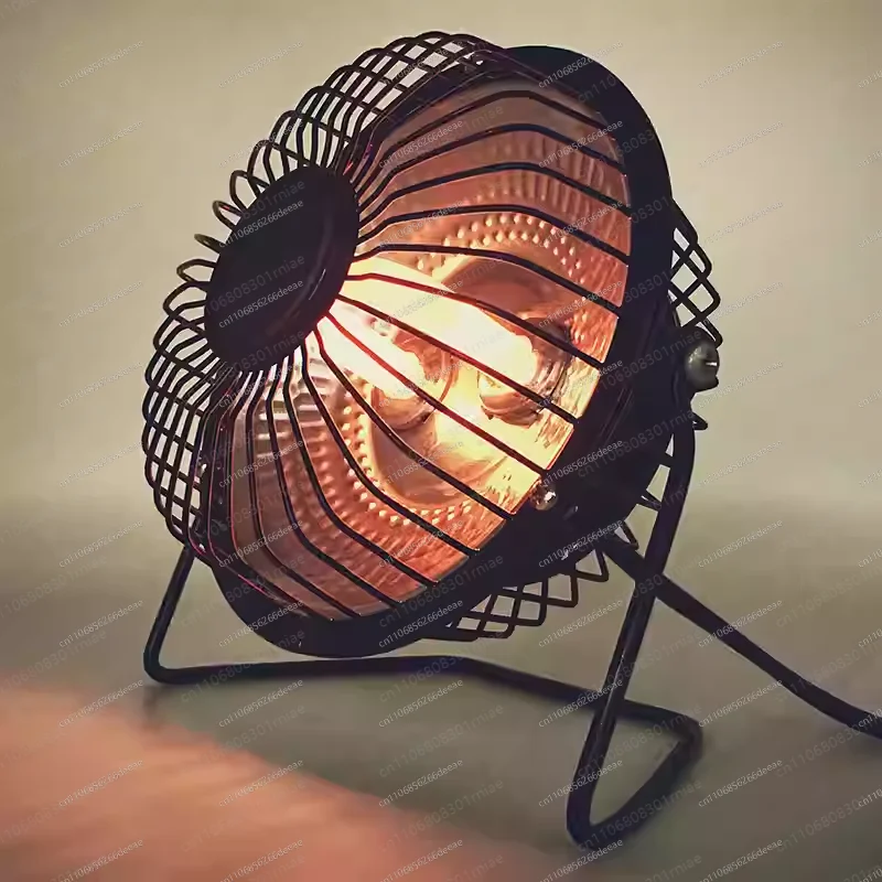 Household 220V Mini Solar Electric Heater Portable Desktop Quartz Tube Heating Fan Winter Office Warmer-YBJ