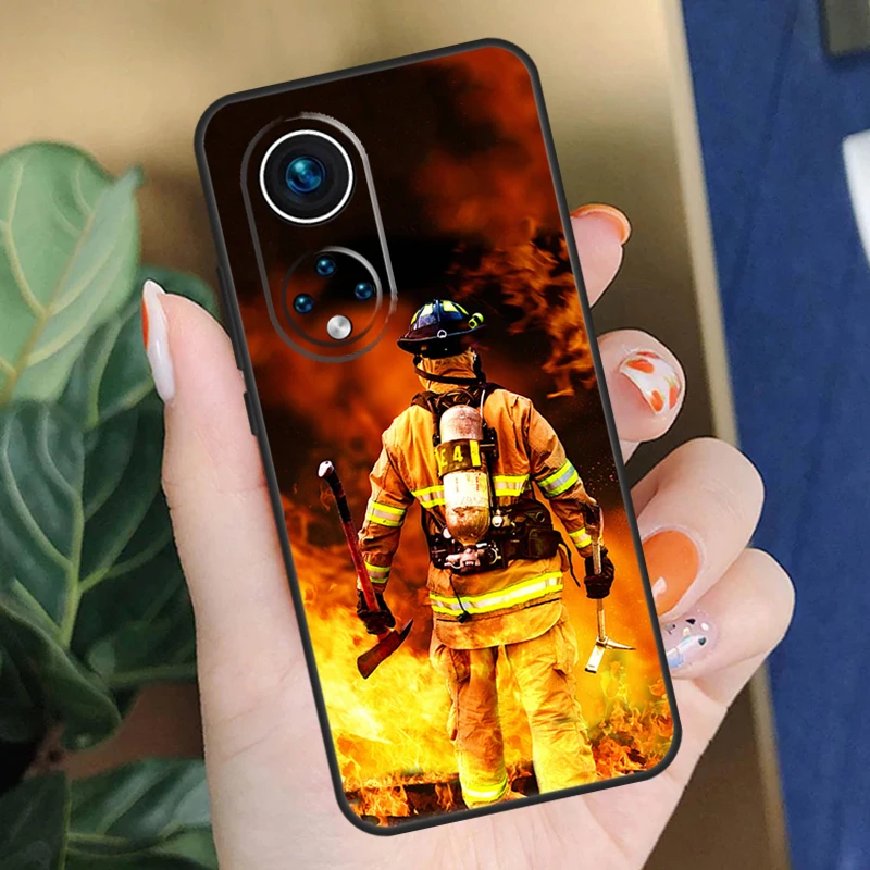 غطاء رجال الإطفاء Heroes Fireman لهاتف Honor 200 Pro 90 70 50 X9a X8a X9 X8 X8b X9c X9b Honor Magic 7 Pro 5 6 Lite