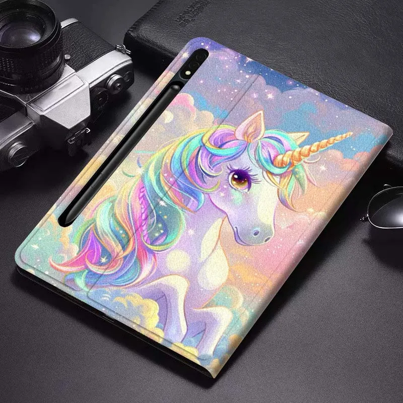 

Unicorn design pattern Tablet Case For Samsung Galaxy Tab S7 S8 S9 S10 FE Plus Lite 11 12.4 13.1 Inch
