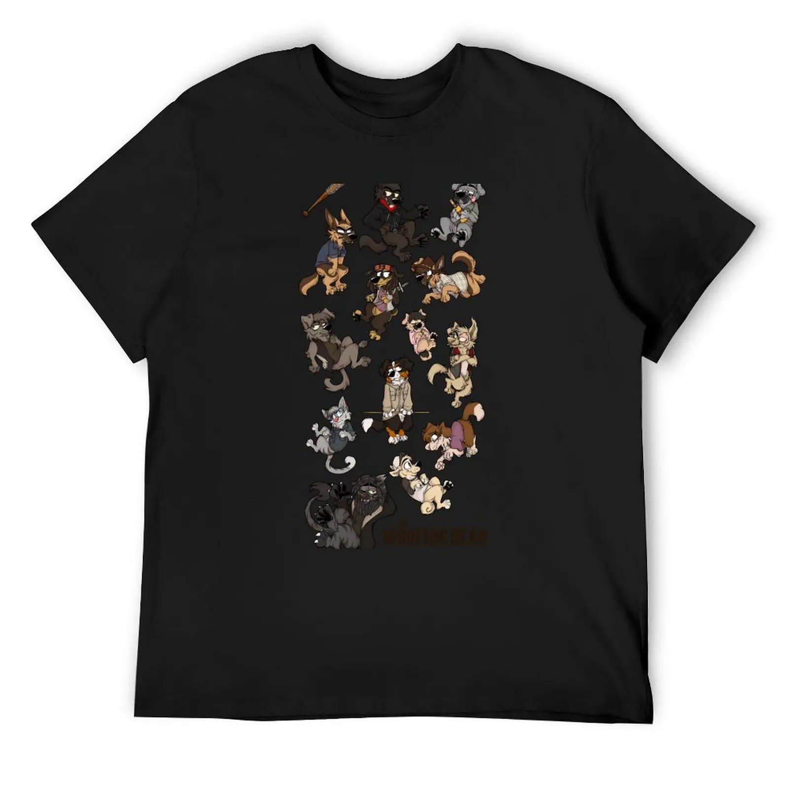

Woofing Dead Falling T-Shirt valentines boutique clothes oversize t-shirts man sublime quick drying mens funny t shirts