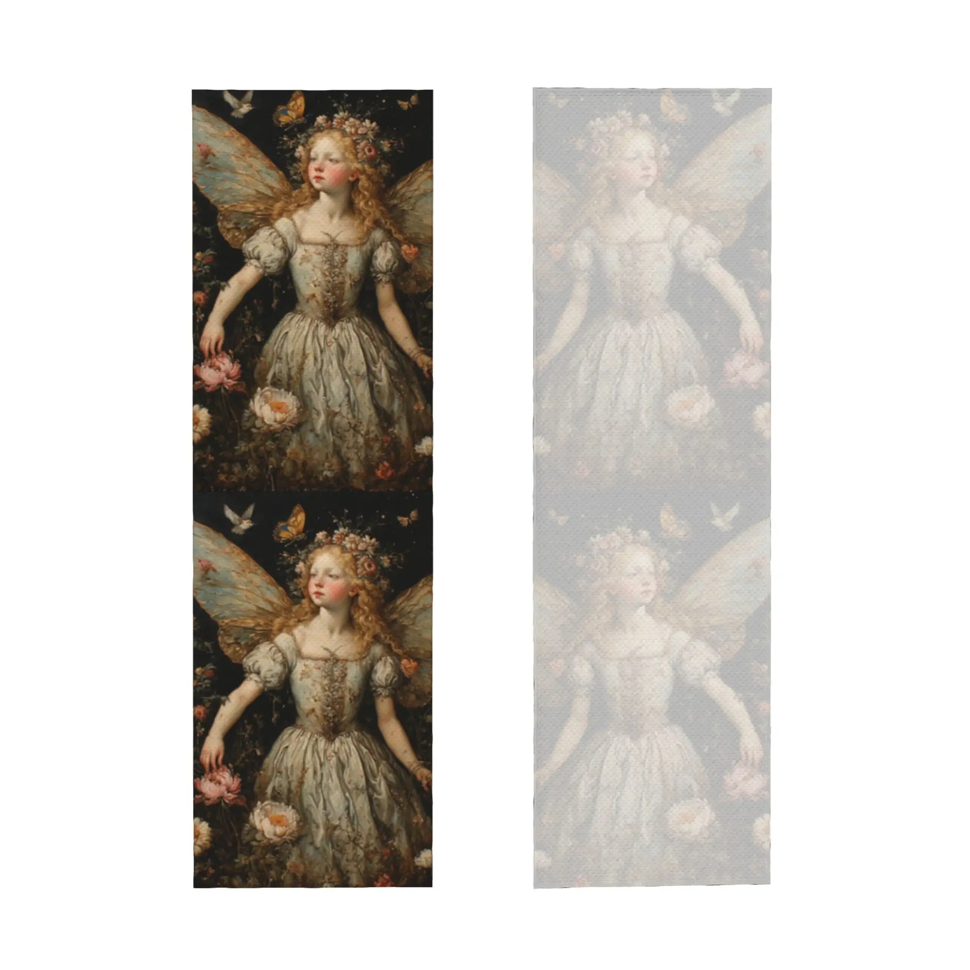 Victorian Angel And Flowers Cold Exercise Towel   Super Soft Breathable Instant Cooling Towel Swimming Towels