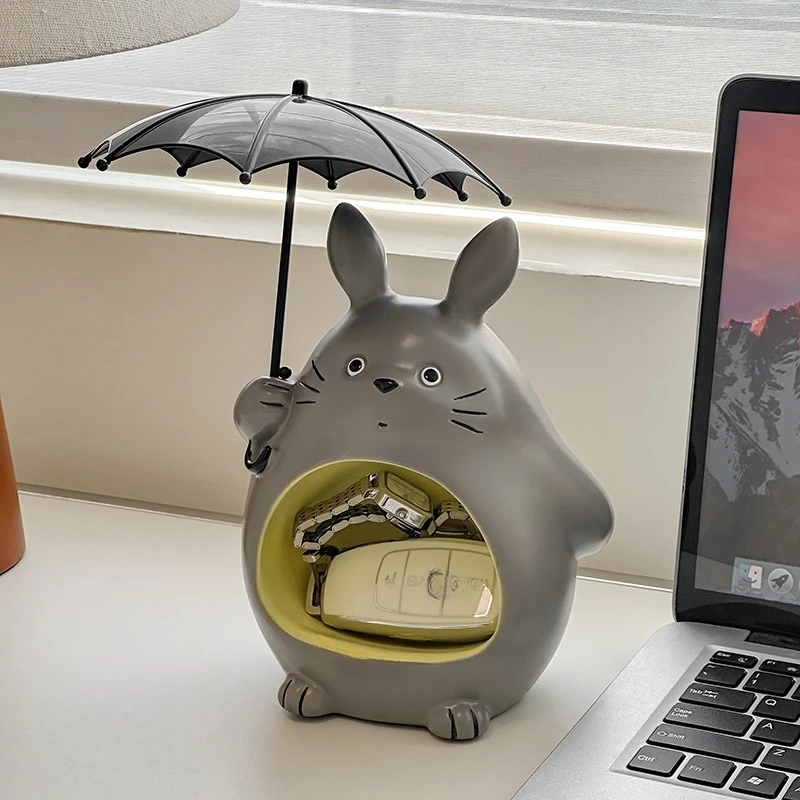 Figurka Mój Sąsiad Totoro, urocza ozdoba do przechowywania, do salonu, sypialni, figurka anime, model, prezent urodzinowy dla dzieci
