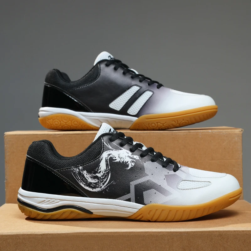 Unisex Trendy Professional Volleyball Badminton Tennis Shoes Comfy Non Slip Durable Lace Up Rubber Sole Couple shoes Sneakers
