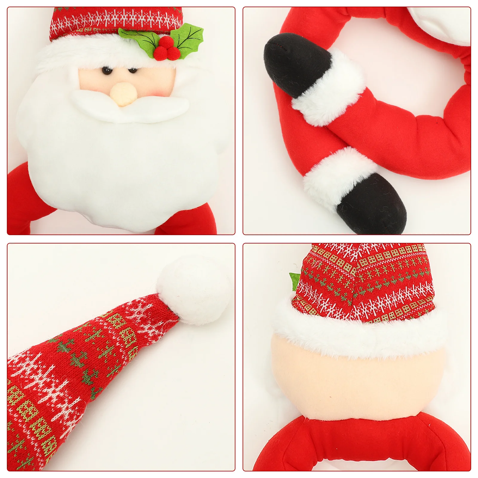

Christmas Decorations Xmas Tree Topper Lightweight Santa Claus Party Supplies Christmas Event Mall Decoration