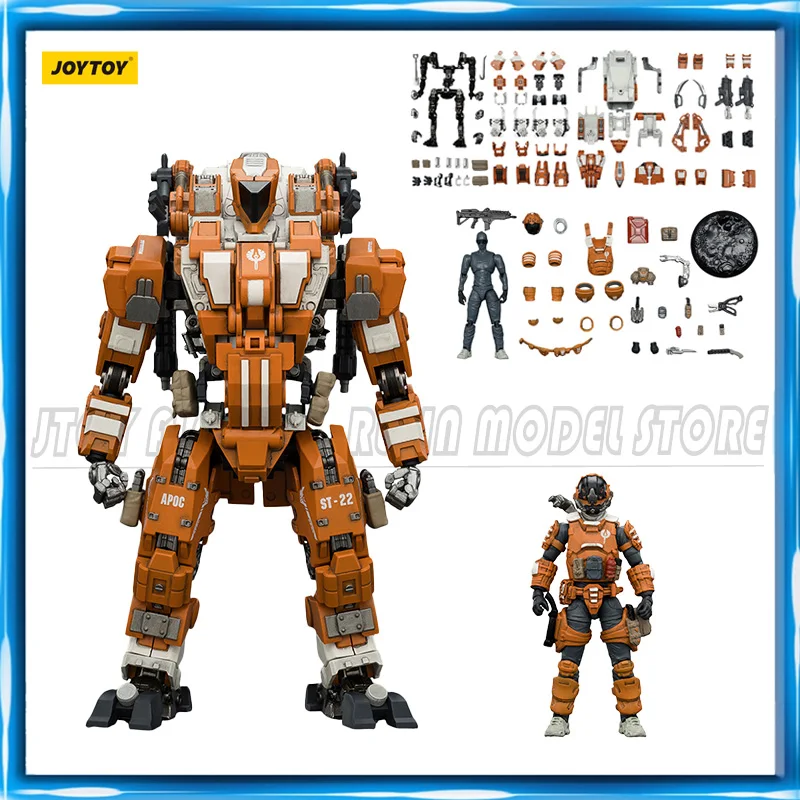 JOYTOY 1/25 Action Figure APOC Series Hummer Standard Combat Mech Steel Ride Corps Engineer  Chris figures Toys