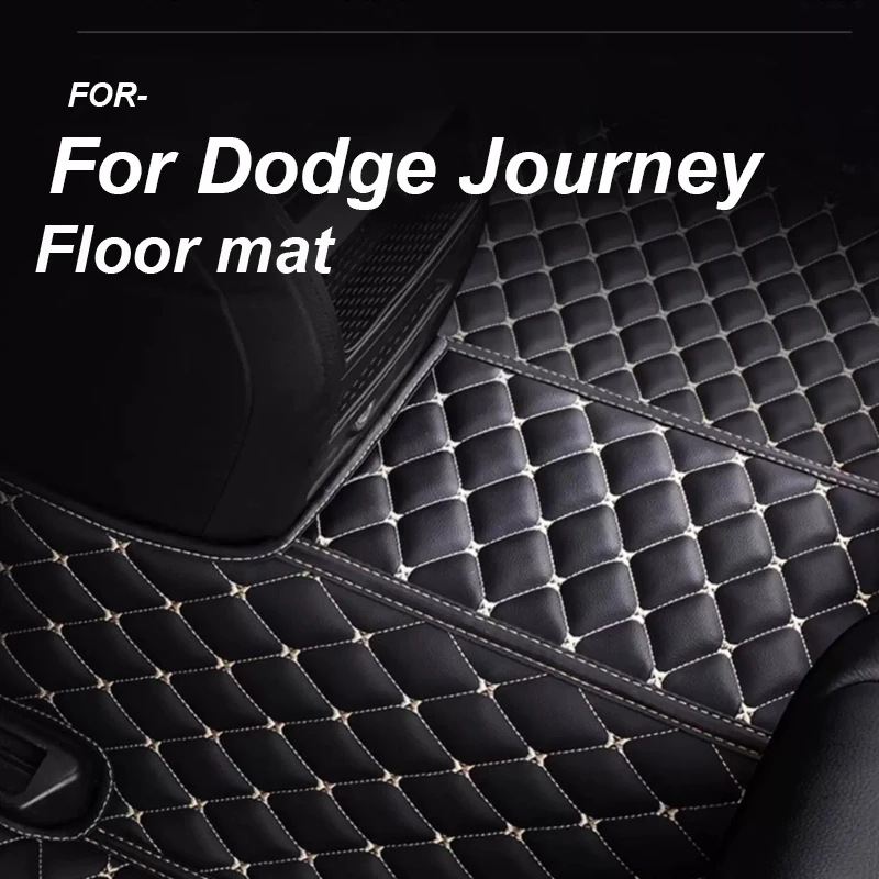 

LUXURY Car Floor Mats For Dodge Journey Fiat Freemont 2011~2019 7seat Waterproof Tapetes Para Automovil Matts Car Accessories