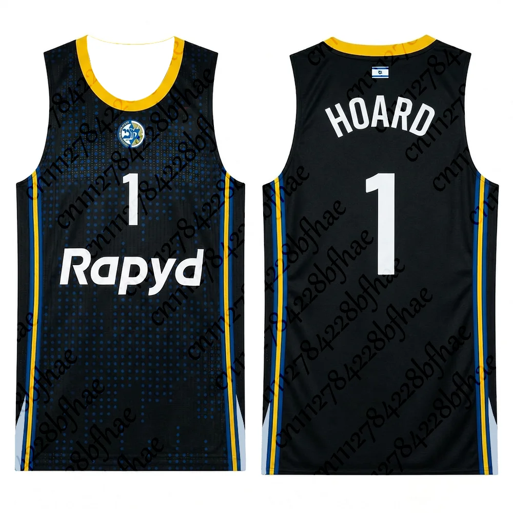 Maccabi Tel Aviv Basketball Trikot für Erwachsene, Herren und Damen, Kinder-Trainingsuniform, Neuheiten, Israelisch 25/26 – Detail 5