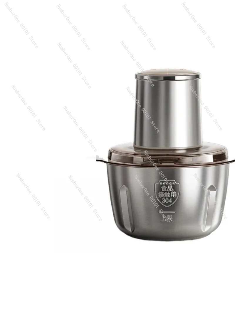 Stainless Steel Meat Grinder Household Fully Automatic Multifunction Electric Mincer Large Capacity Sausage Maker Food Processor