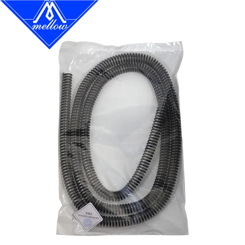 يانع أسود 2 متر لينة مكافحة أضعاف 15 مللي متر CPAP مروحة الأنابيب ل فرش الطرد المركزي منفاخ تيار مستمر WS7040 مروحة للطابعة VzBoT Voron لتقوم بها بنفسك ثلاثية الأبعاد