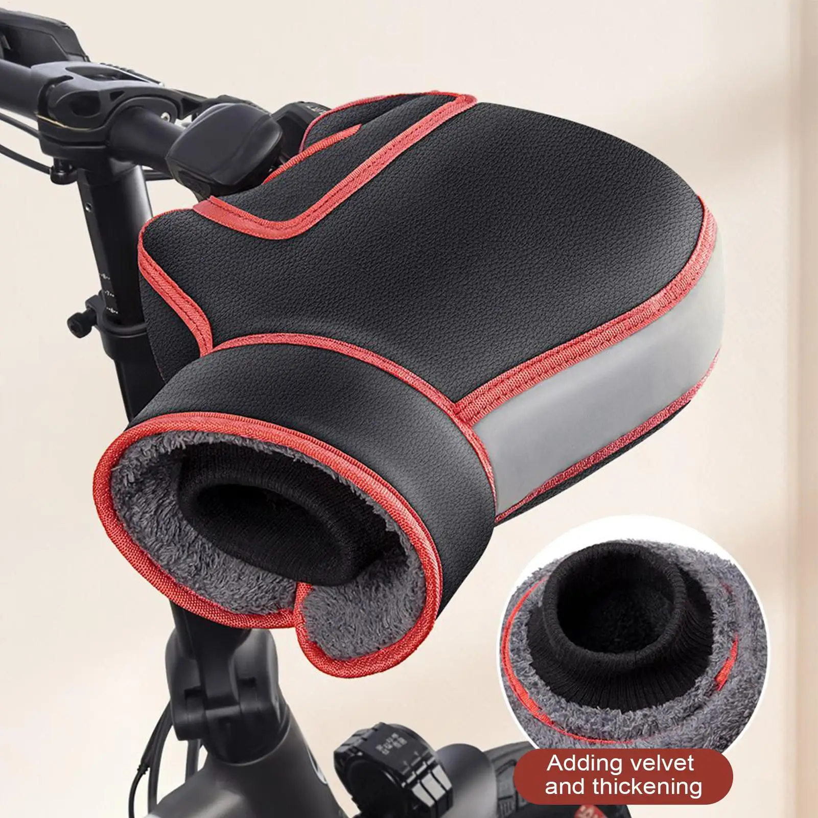 

Handlebar Gloves For Bike Motorbike Winter Handlebar Gloves Reflective Winter Scooter Grip Mittens For Tricycles Snowmobiles