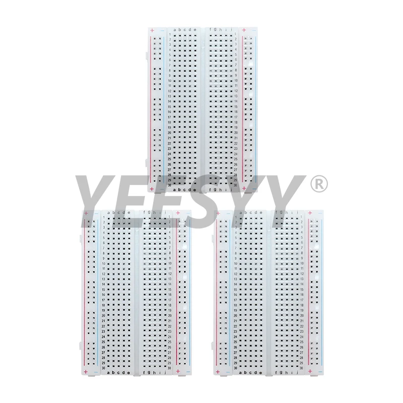 1-10pcs 400 Tie Points Solderless PCB Breadboard Mini Universal Test Protoboard DIY Bread Board for Bus Test Circuit Board