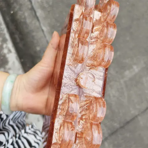 8 best sales गुलाबी सोने का बैग - №5