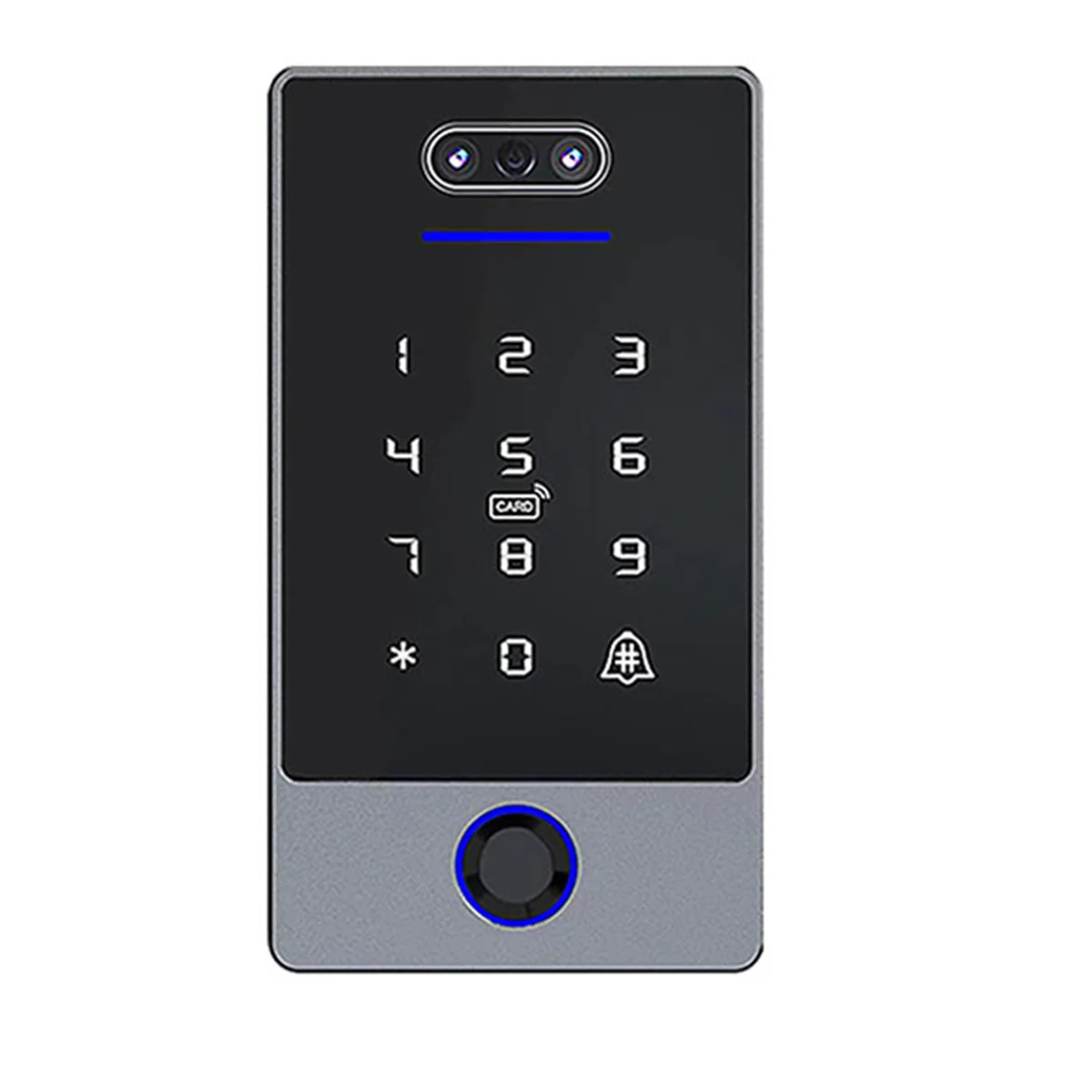 TTLock Face Recognition Access Control Keypad Standalone Waterproof Fingerprint Access Controller for Door Lock-B