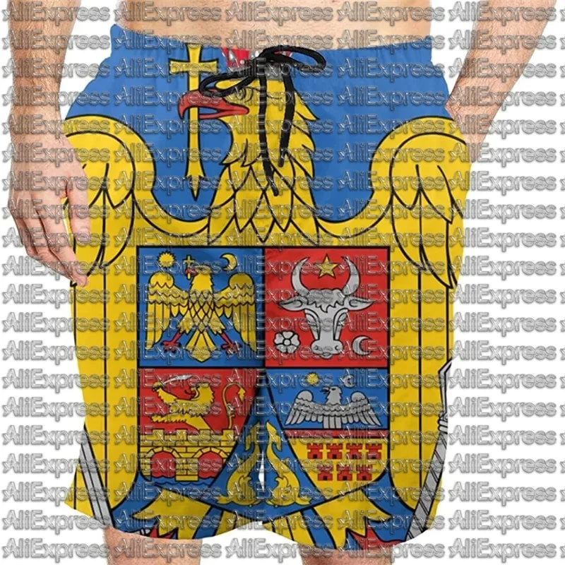 bermuda-unissex-esportiva-com-estampa-3d-da-bandeira-da-romenia-secagem-rapida-respiravel-para-torcedores-de-clubes-de-futebol-casual-para-uso-externo-solta-de-verao