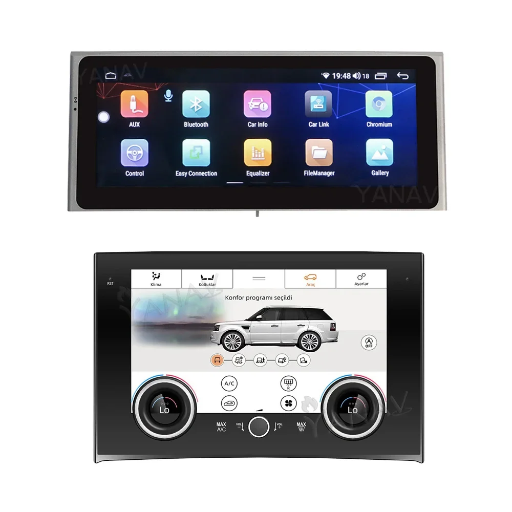 

10.25inch Android 12 GPS Auto Audio Car Radio Multimedia Player For Land Rover Range Rover 2002-2012 Vogue V8 L322